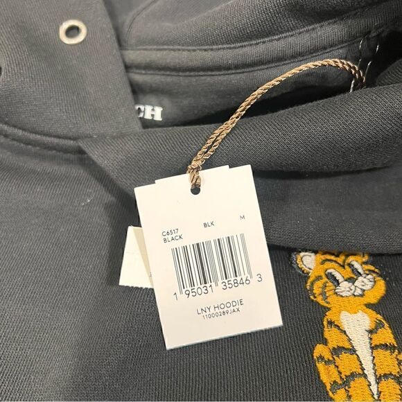 COACH limited edition year of the tiger Hoodie. Super cute tiger graphic nwt - Picture 8 of 9